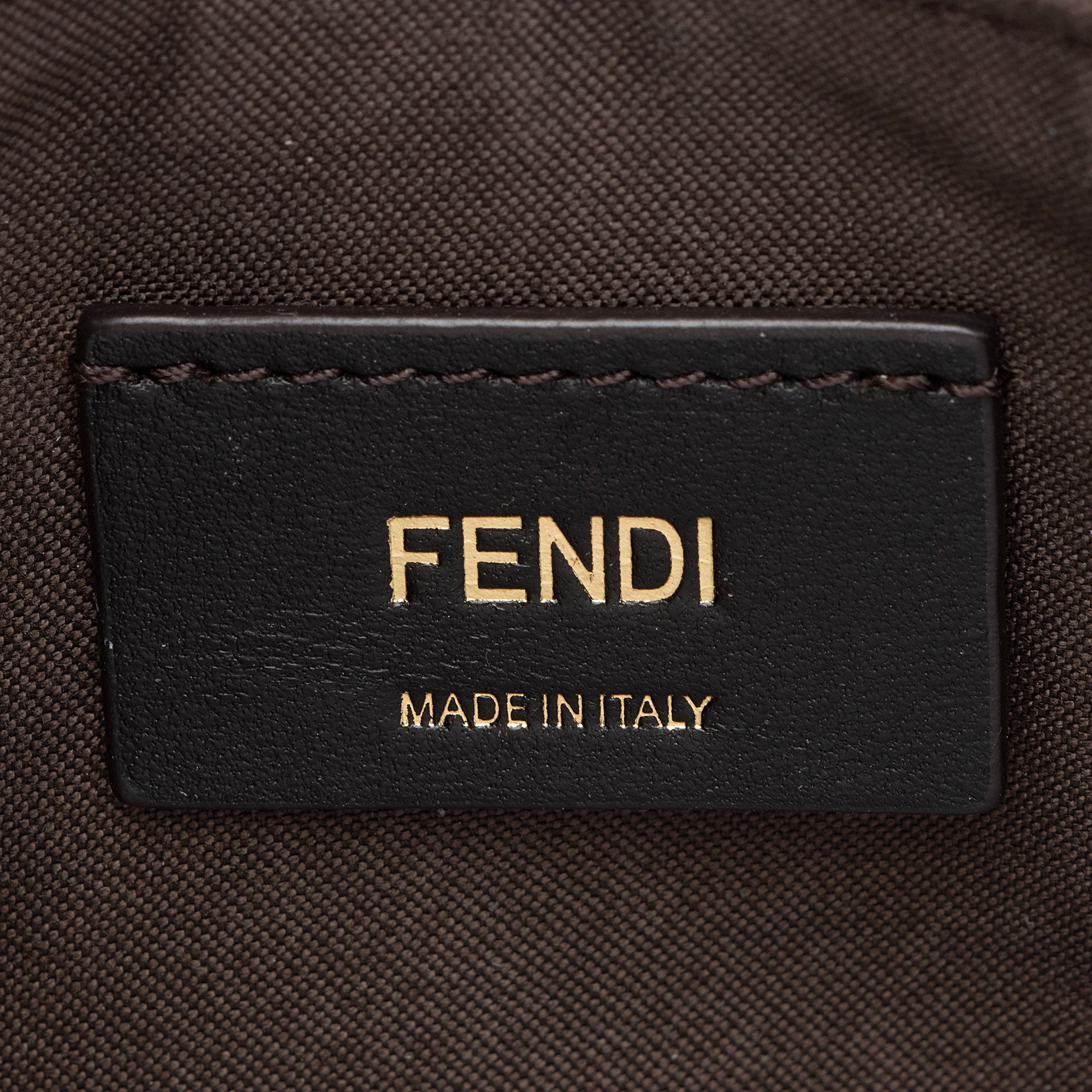 Fendi Leather Fendigraphy Small Hobo