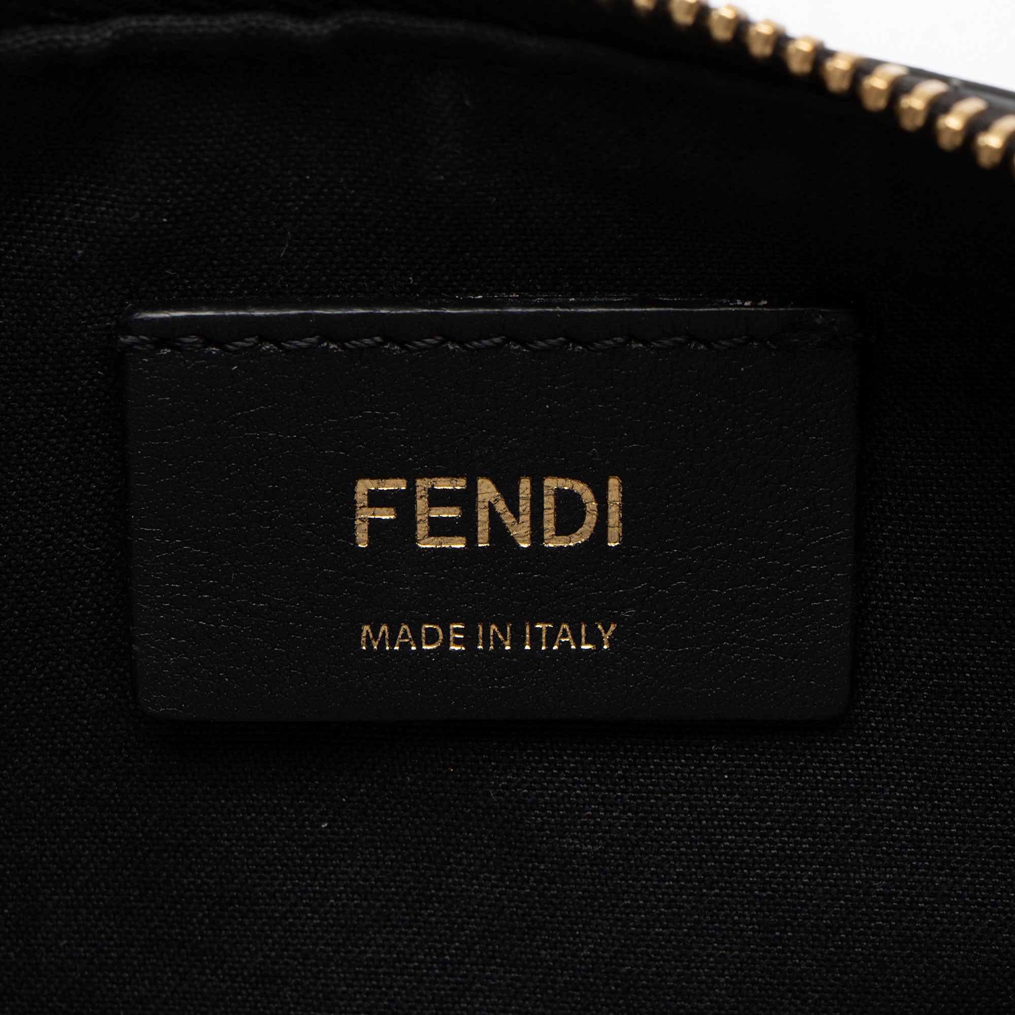 Fendi Leather Fendigraphy Small Hobo
