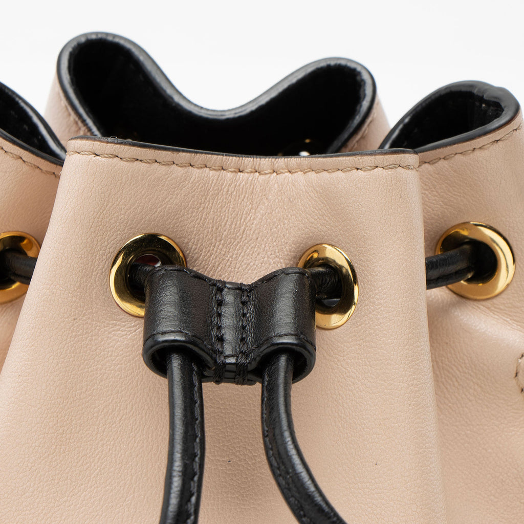 Fendi Leather Mon Tresor Small Bucket Bag