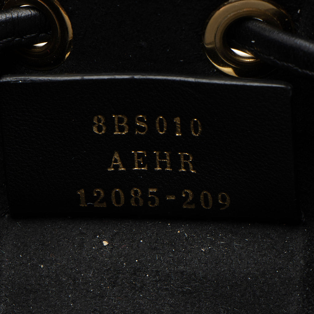 Fendi Leather Mon Tresor Small Bucket Bag