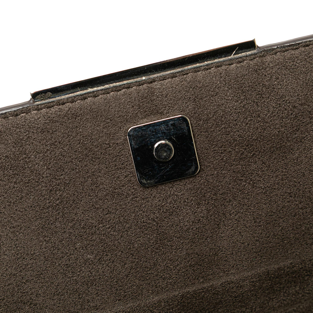 Fendi Leather Monster Eyes Wallet On Chain