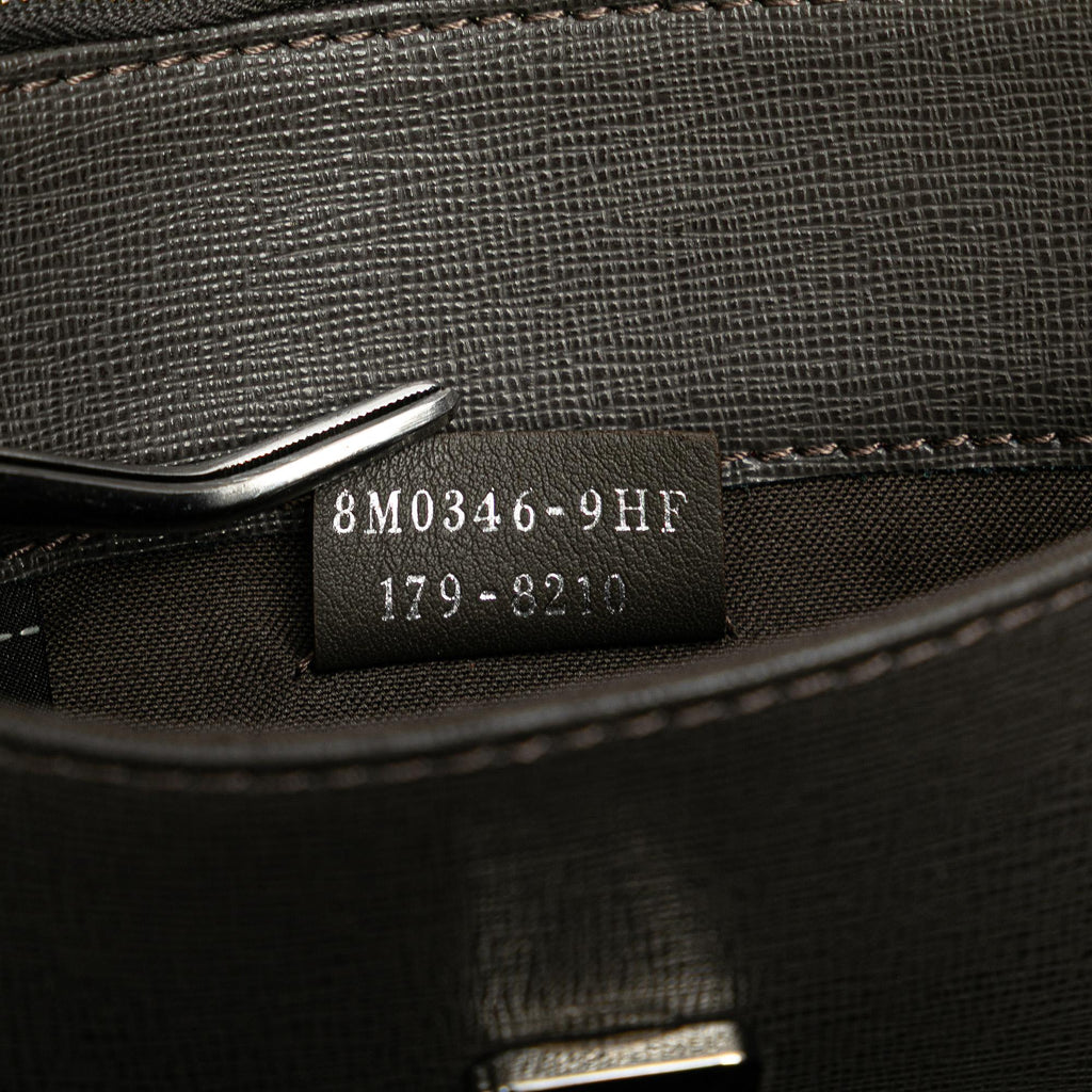 Fendi Leather Monster Eyes Wallet On Chain