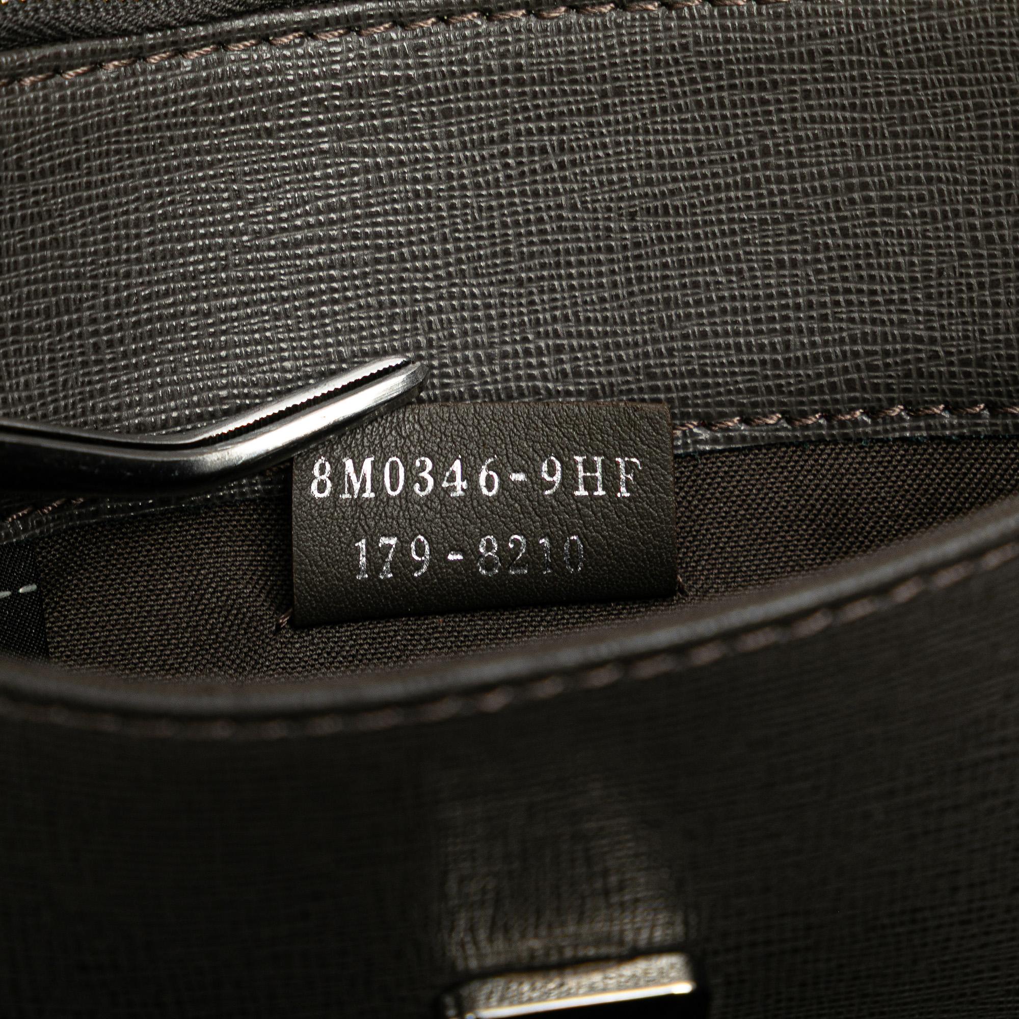 Fendi Leather Monster Eyes Wallet On Chain