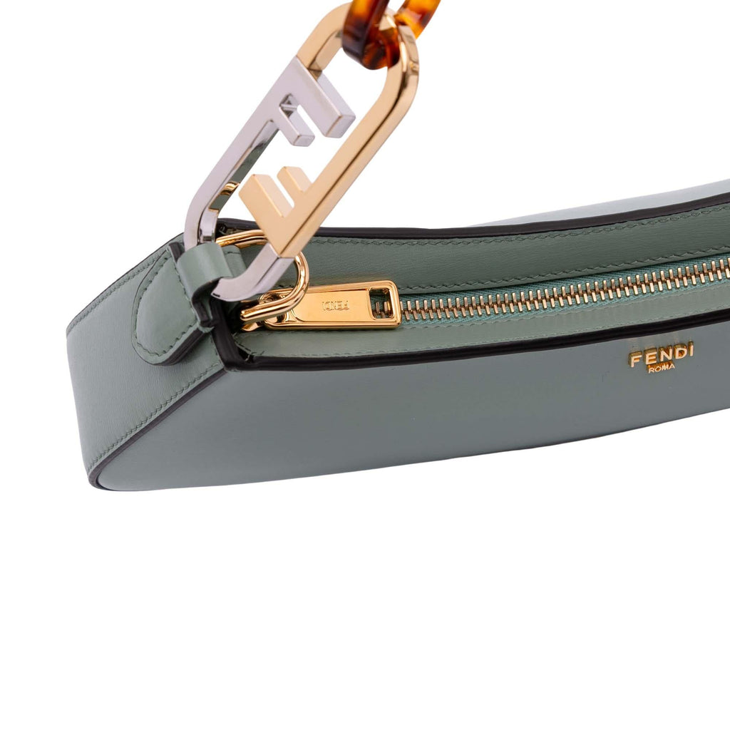 Fendi Leather O'lock Swing Satchel