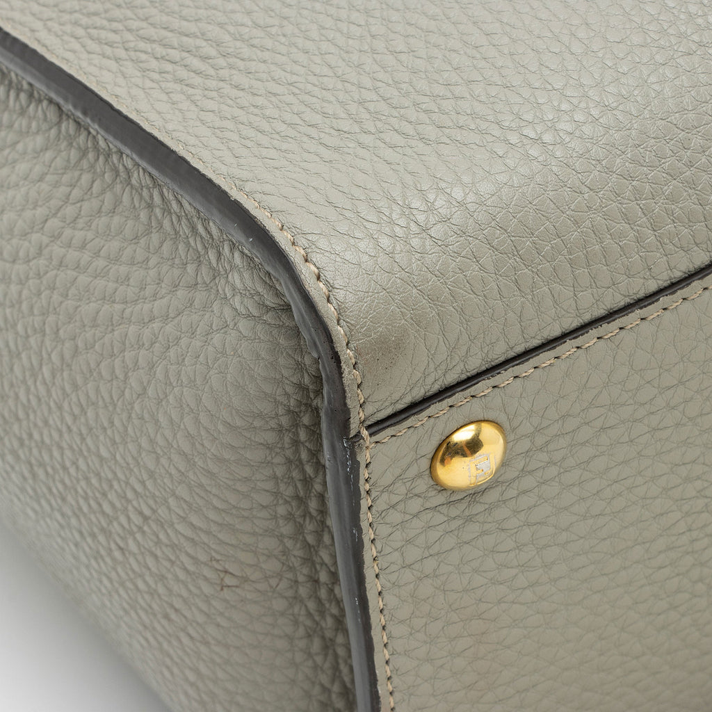 Fendi Leather Peekaboo X Lite Medium Satchel