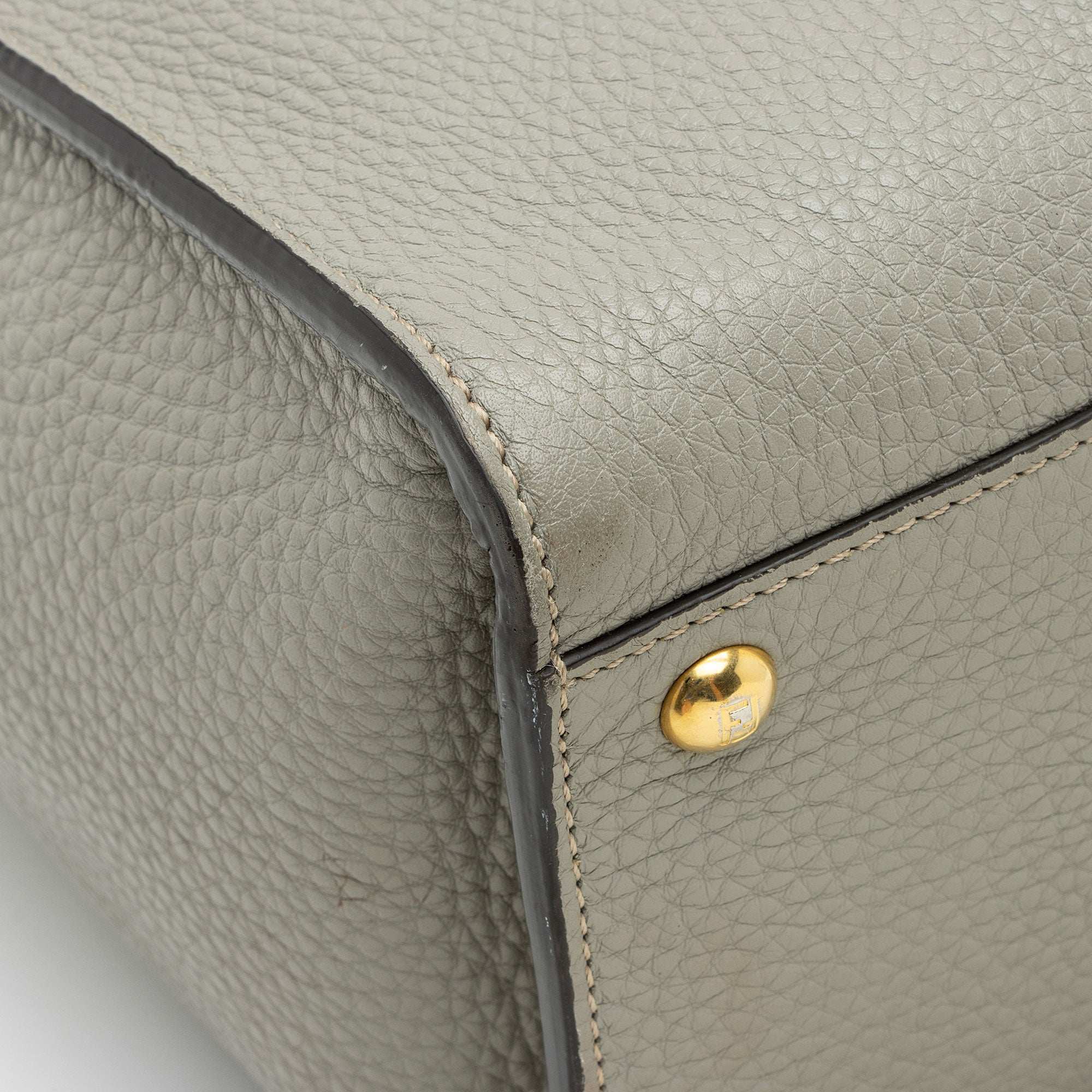 Fendi Leather Peekaboo X Lite Medium Satchel