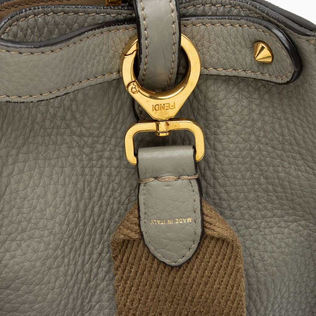 Fendi Leather Peekaboo X Lite Medium Satchel