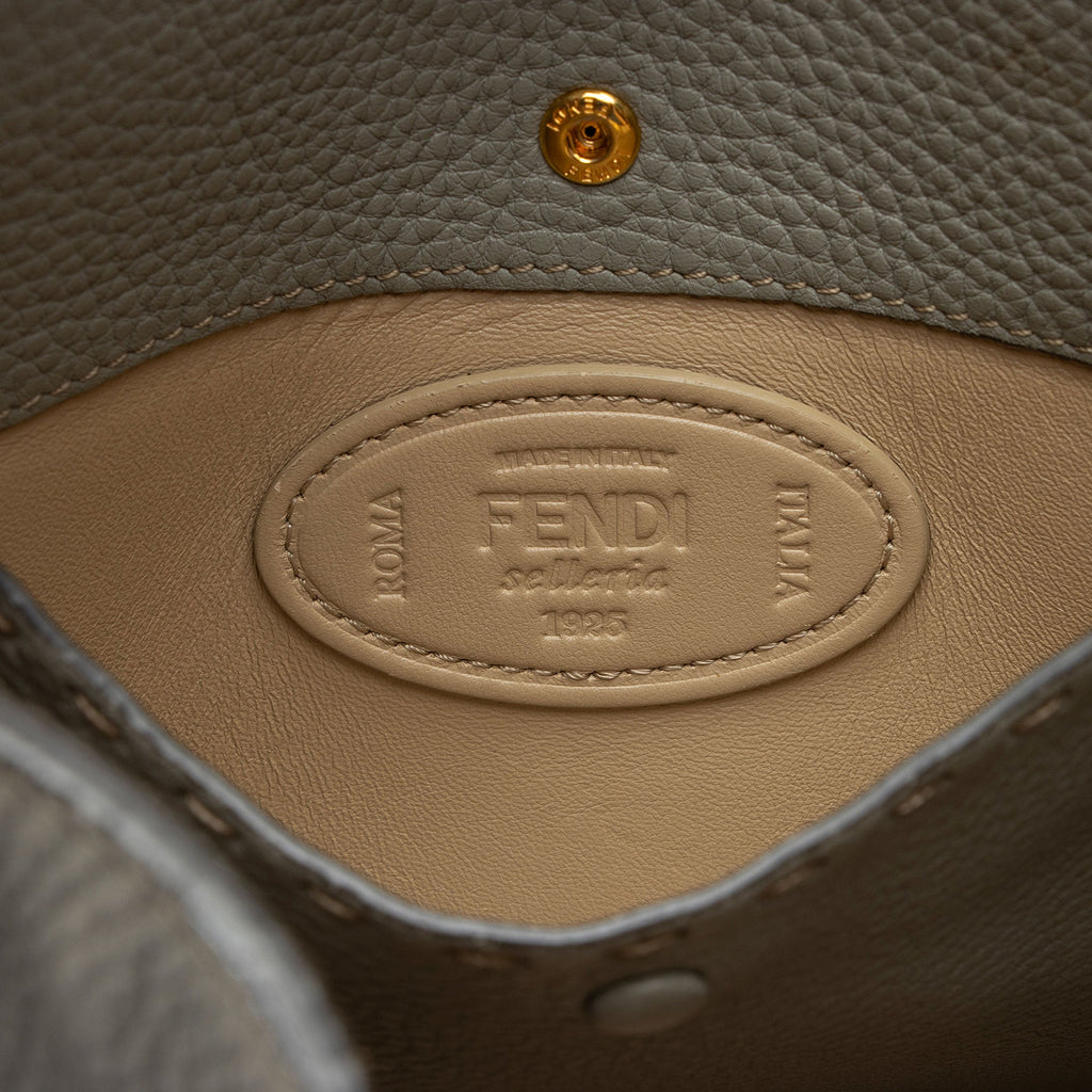 Fendi Leather Peekaboo X Lite Medium Satchel