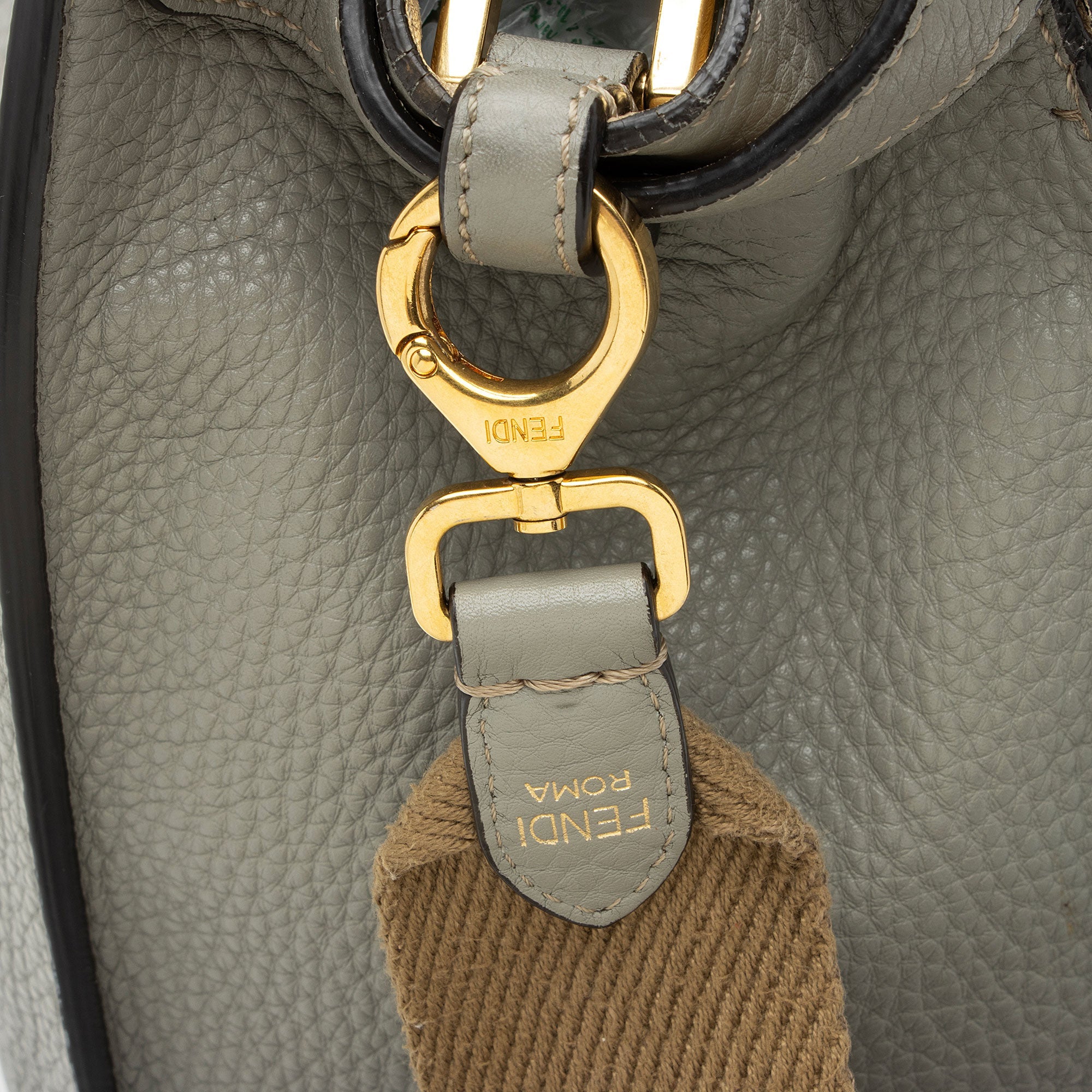 Fendi Leather Peekaboo X Lite Medium Satchel