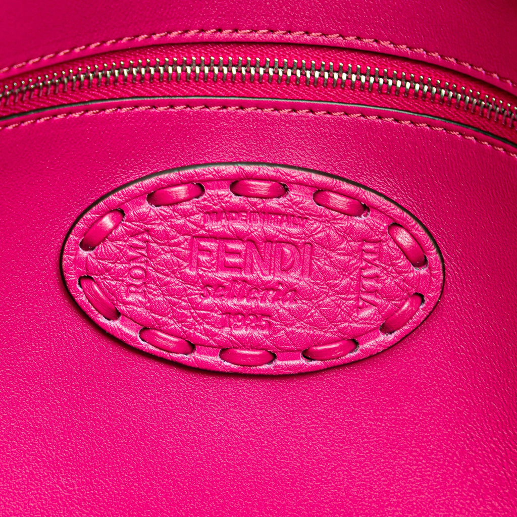 Fendi Leather Selleria Baguette Satchel