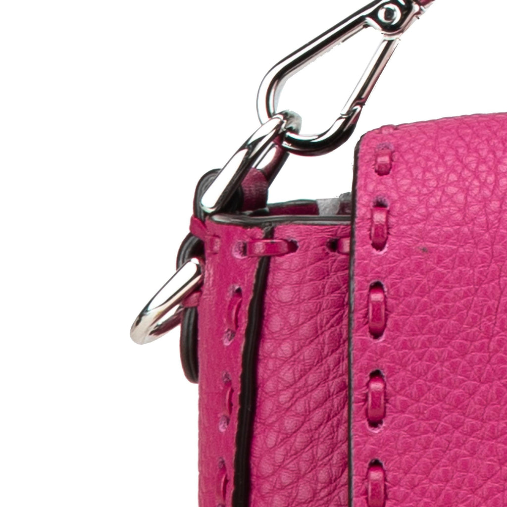 Fendi Leather Selleria Baguette Satchel