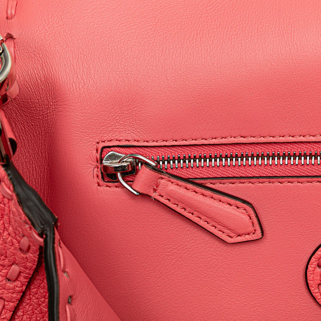 Fendi Leather Selleria Baguette Satchel