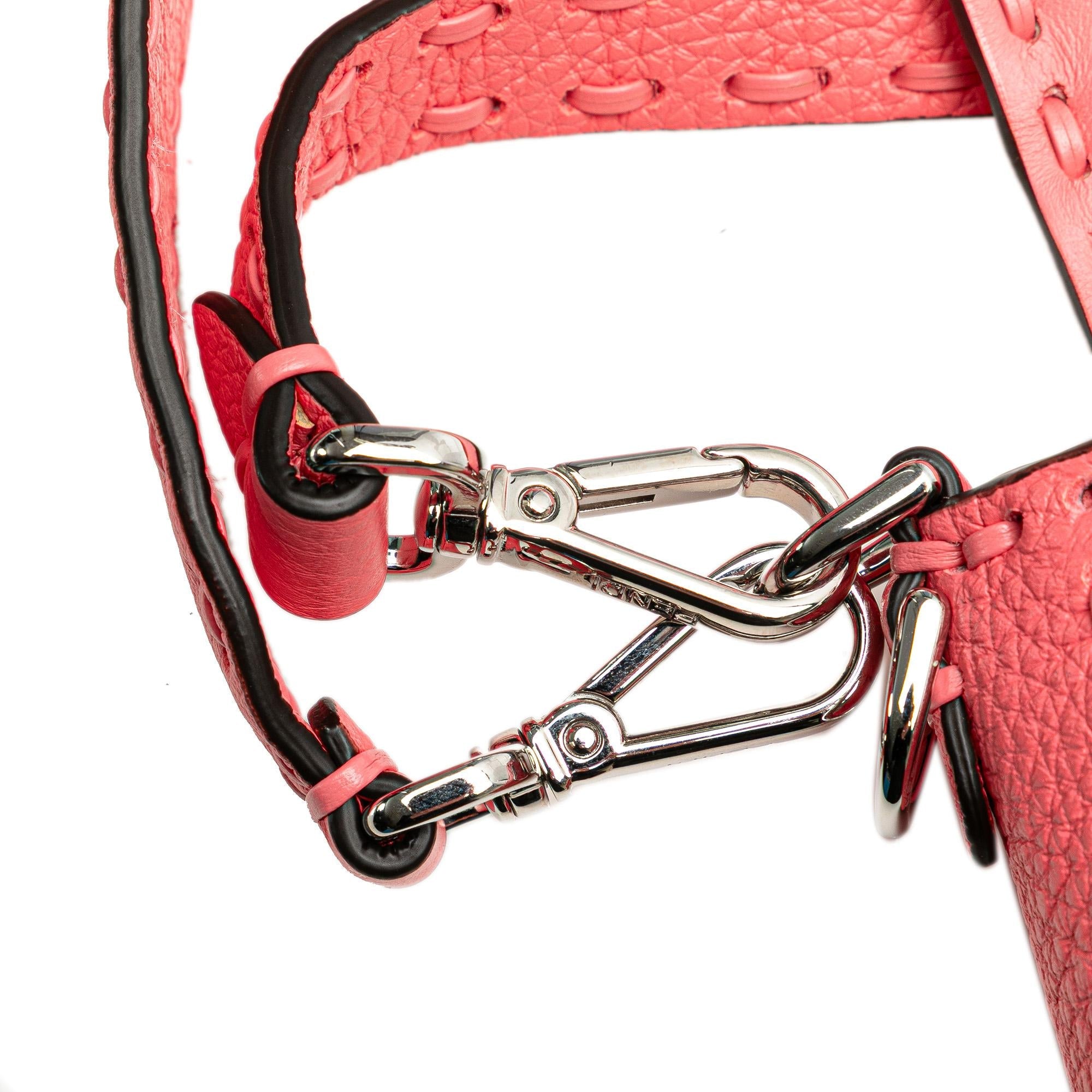 Fendi Leather Selleria Baguette Satchel