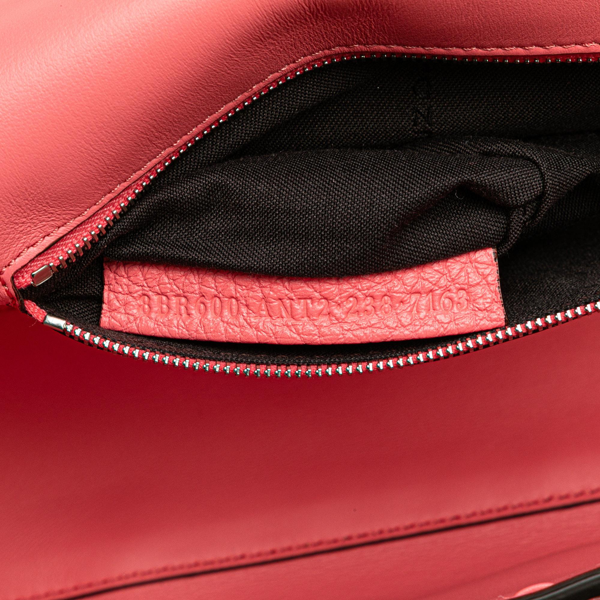 Fendi Leather Selleria Baguette Satchel