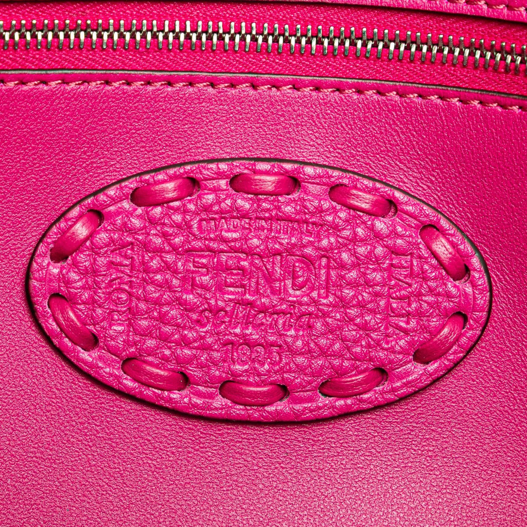 Fendi Leather Selleria Baguette Satchel