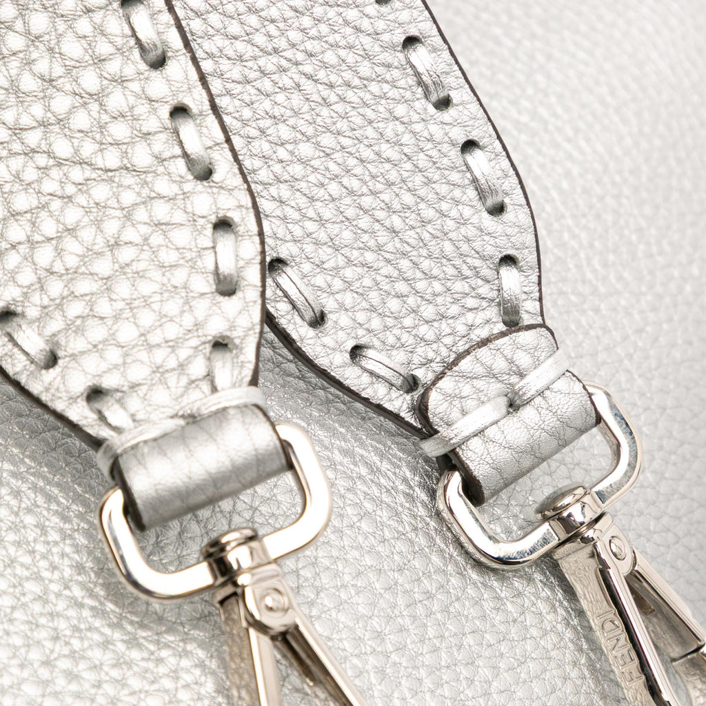 Fendi Leather Selleria Baguette Satchel