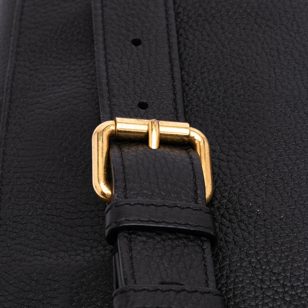 Fendi Leather Selleria Convertible Baguette Satchel