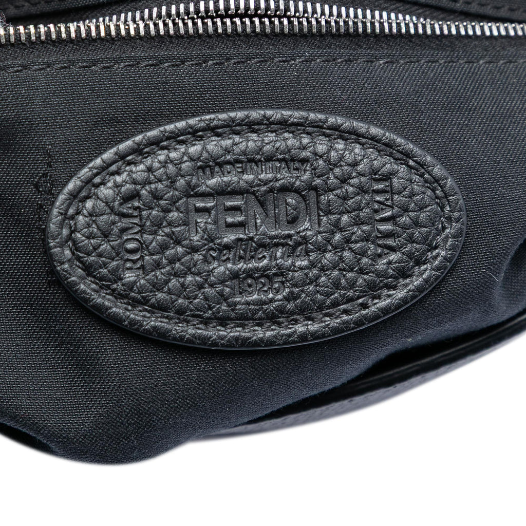 Fendi Leather Selleria Convertible Baguette Satchel