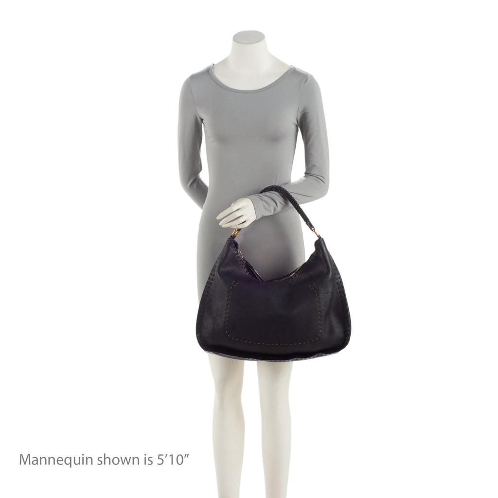 Fendi Leather Selleria Hobo (SHF-Xh4Dib)