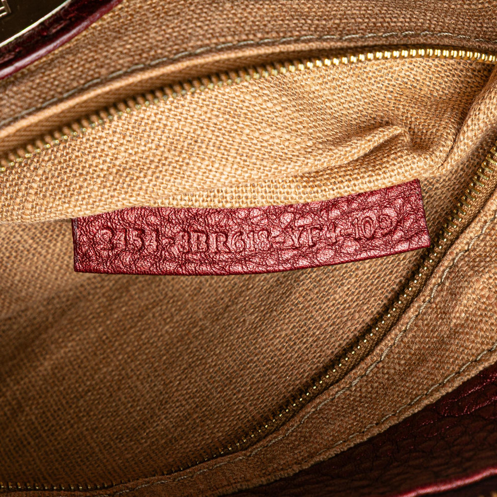 Fendi Leather Selleria Hobo
