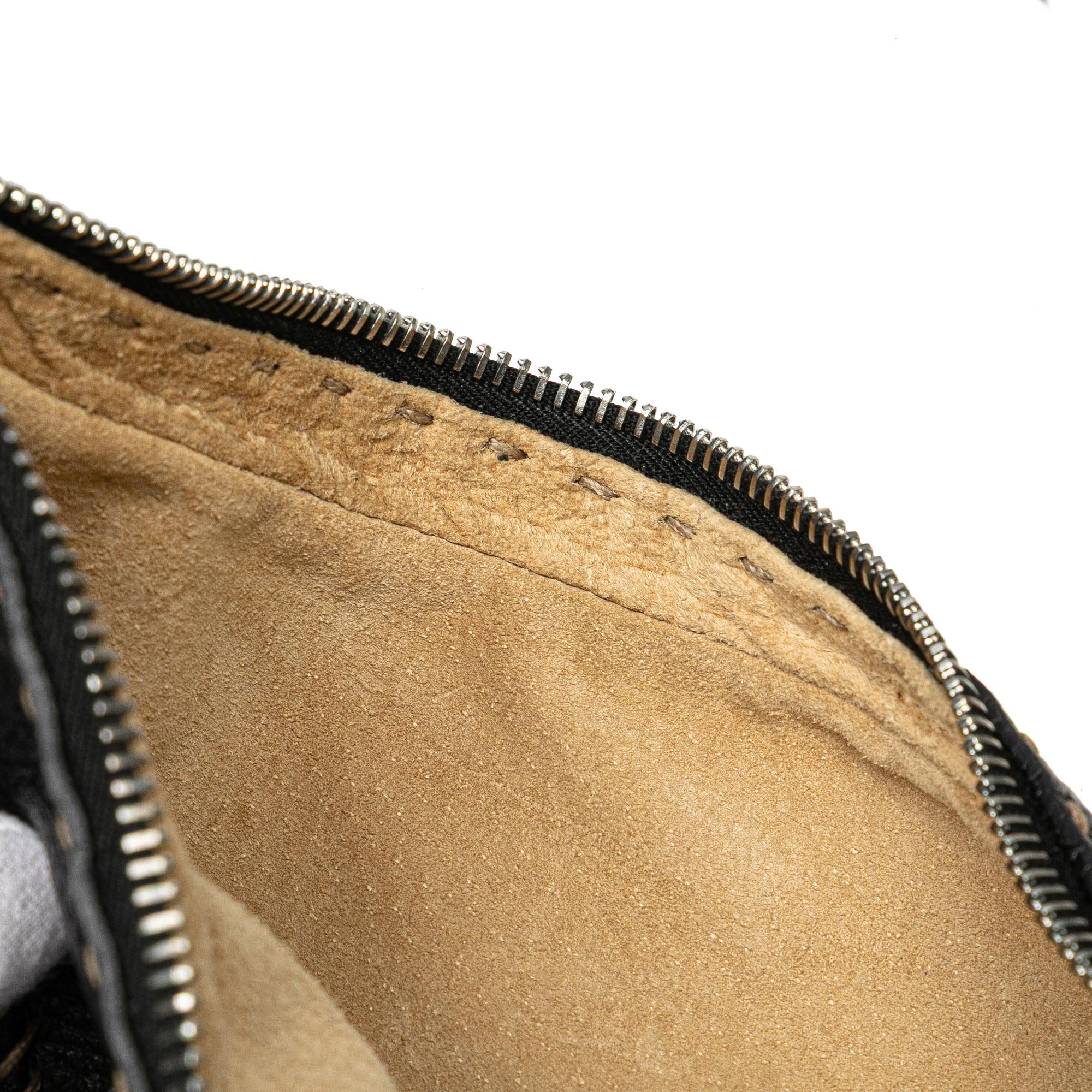 Fendi Leather Selleria Oyster Hobo