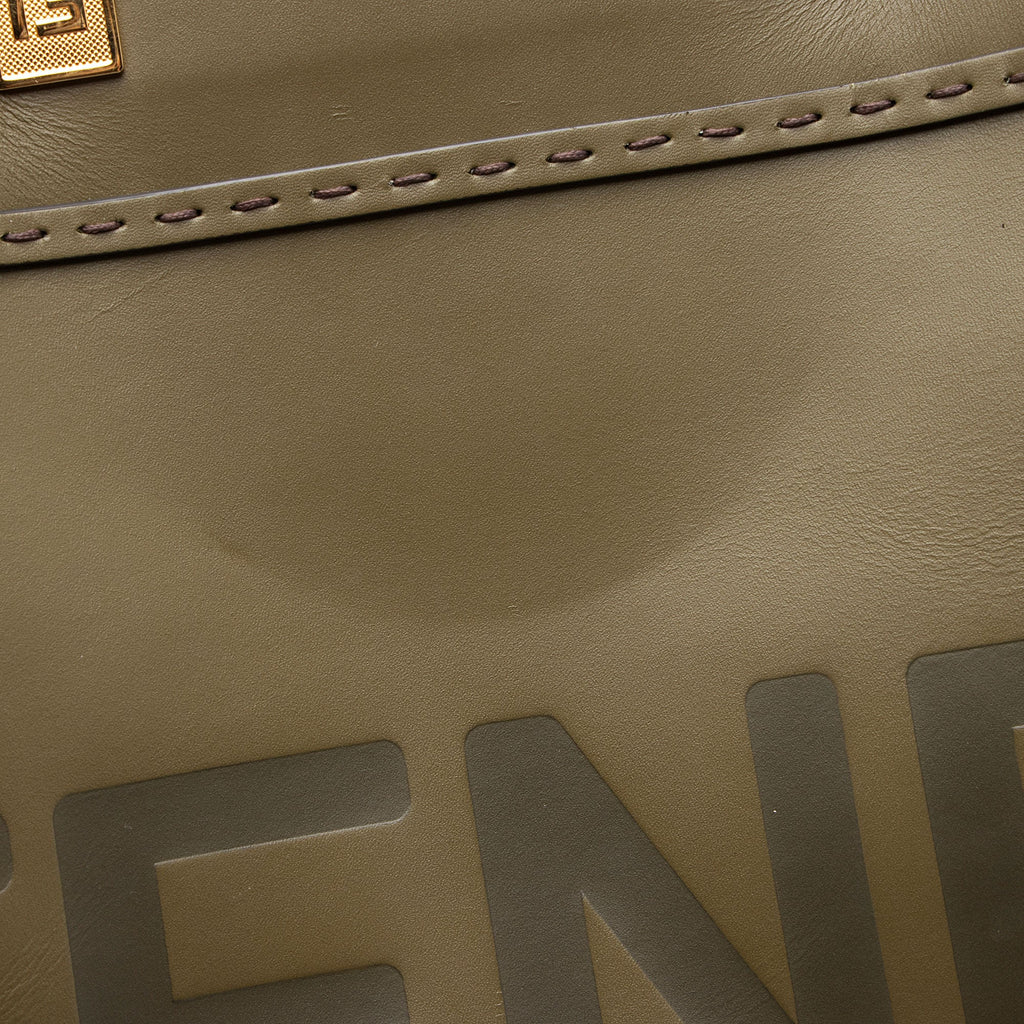 Fendi Leather Sunshine Medium Shopper Tote