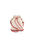 Fendi Leather Whipstitch Mon Tresor Mini Bucket Bag