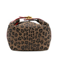 Fendi Leopard Print Canvas Handbag
