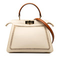 Fendi Medium Canvas Peekaboo ISeeU Satchel (SHG-45WVDg)