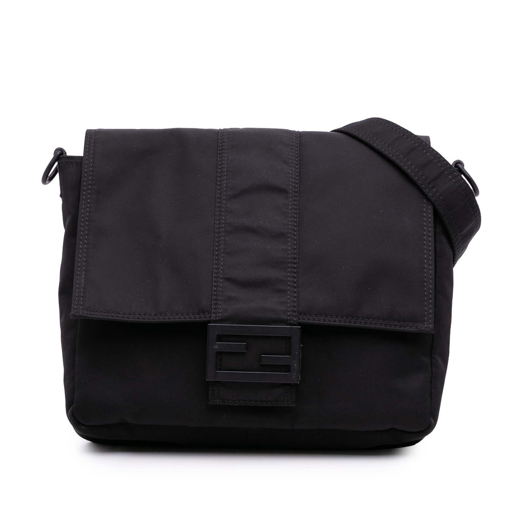 Fendi Medium Econyl Nylon Baguette Crossbody