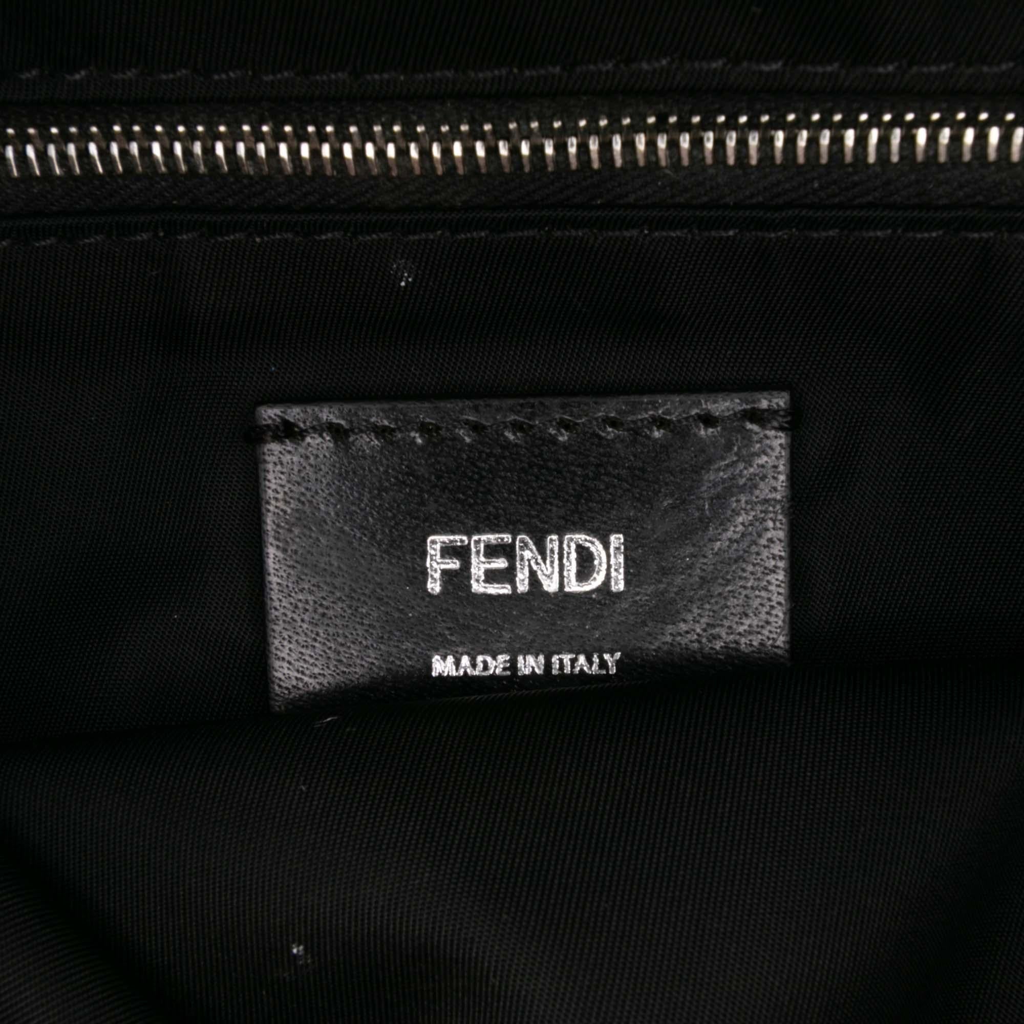 Fendi Medium Econyl Nylon Baguette Crossbody