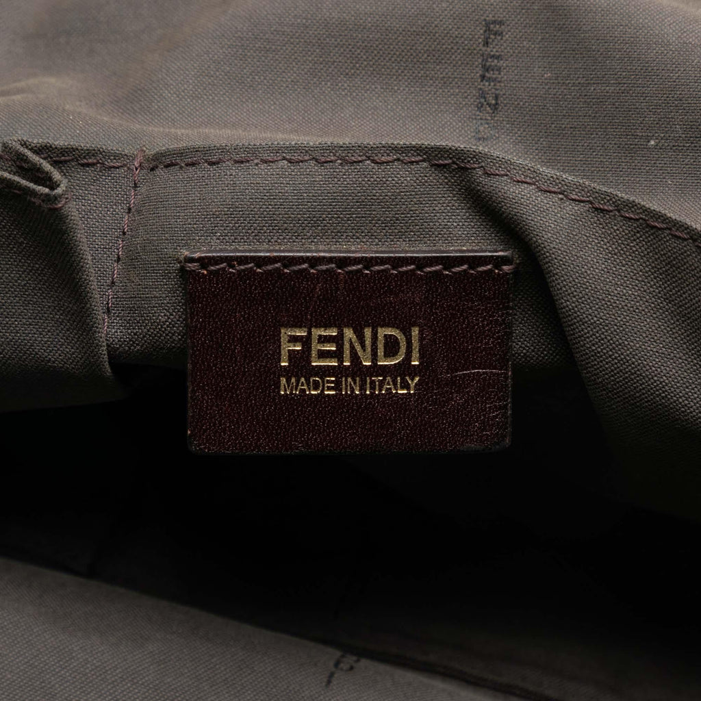 Fendi Medium FF Nubuck Chains Tote