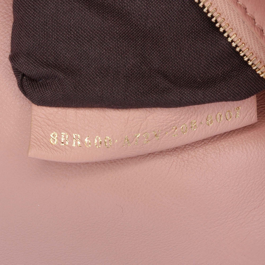 Fendi Medium Leather Embossed FF Baguette Satchel