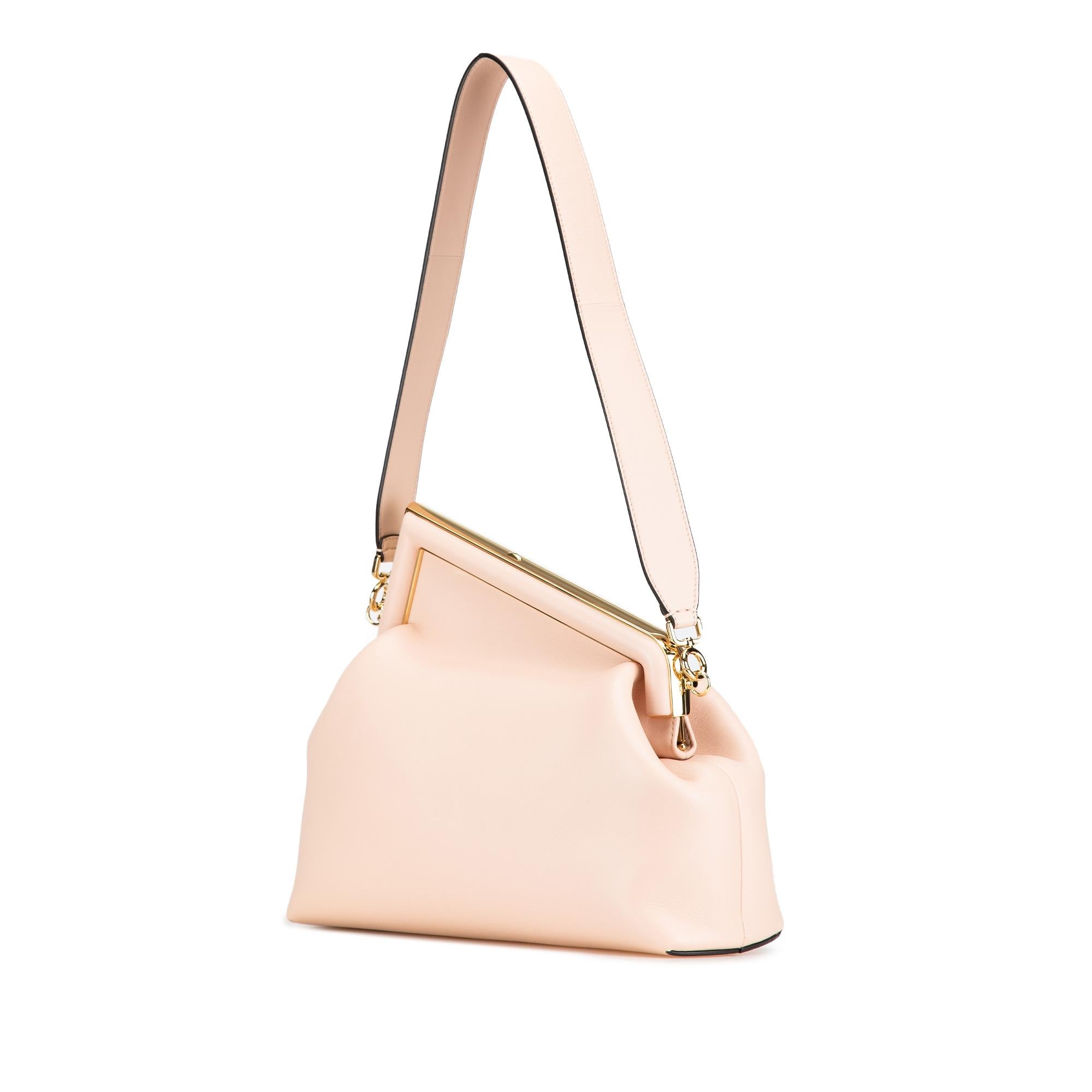 Fendi Medium Leather Fendi First Shoulder Bag