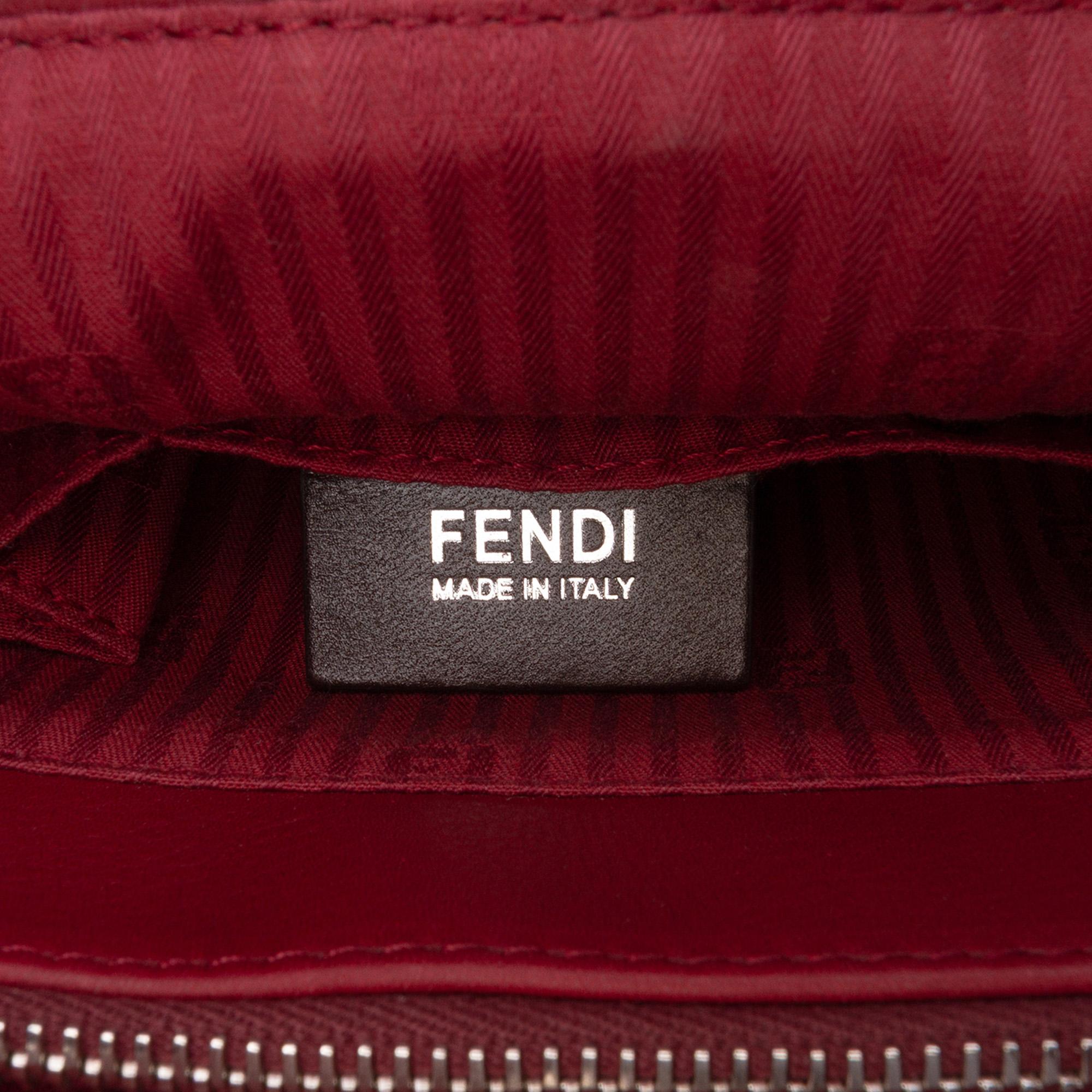 Fendi Medium Leather Geometric Degrade 2Jours Satchel