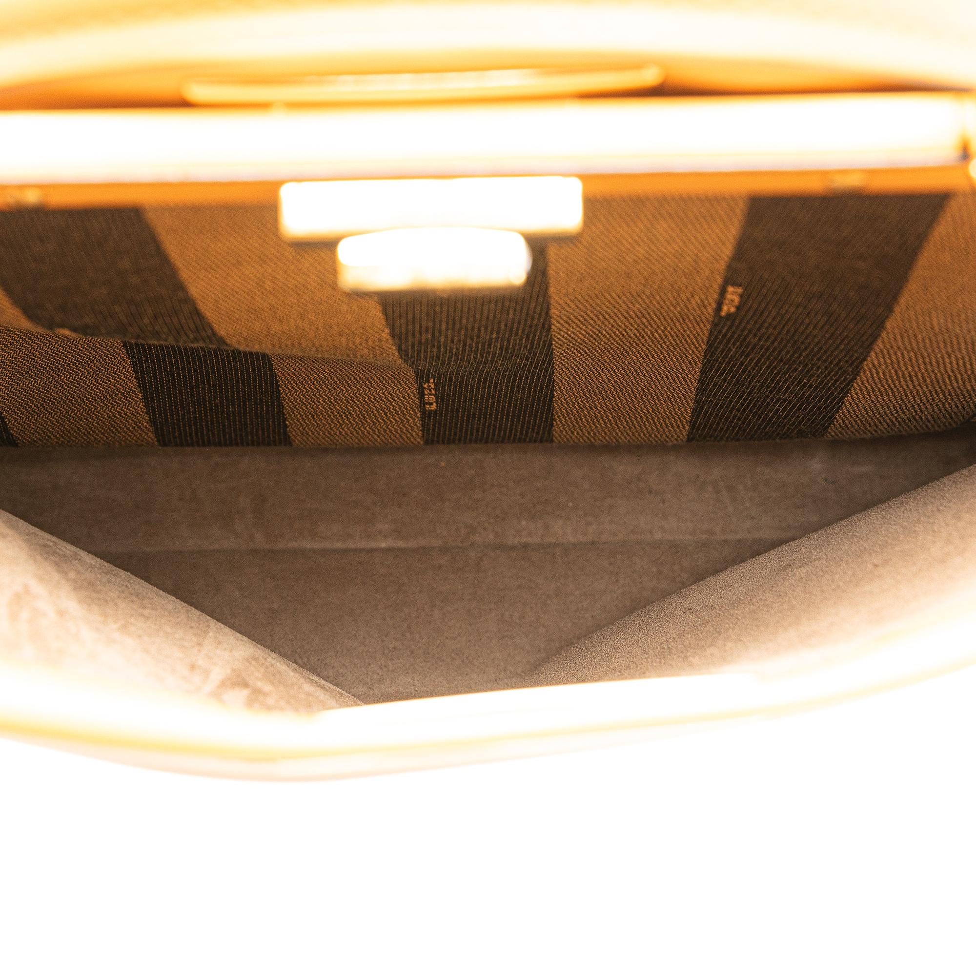 Fendi Medium Leather Peekaboo Satchel