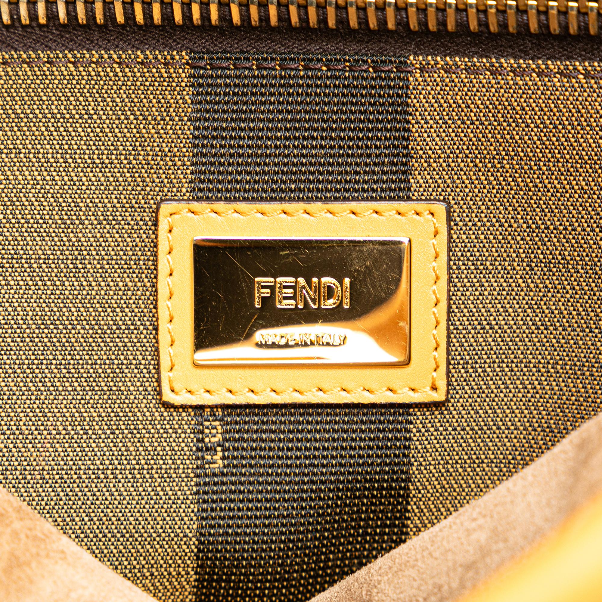 Fendi Medium Leather Peekaboo Satchel