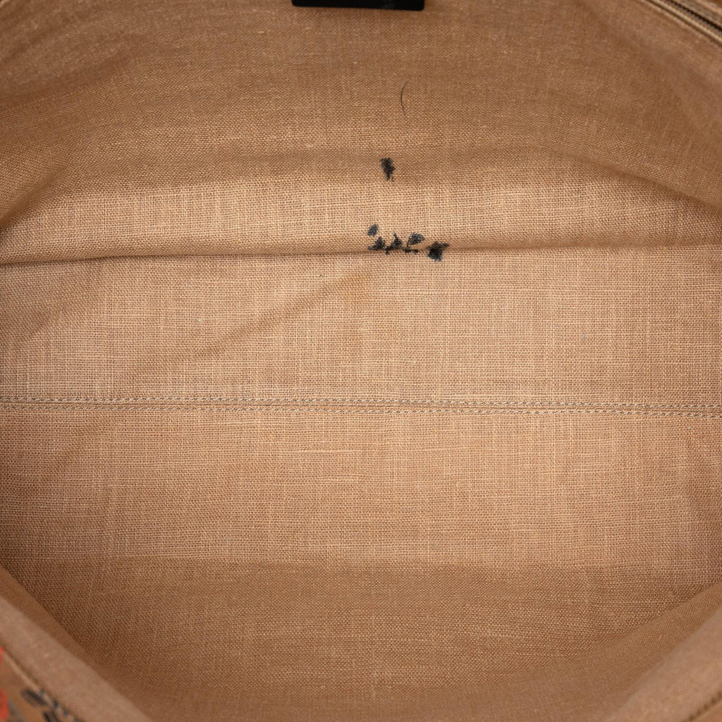 Fendi Medium Multicolore Coated Canvas Graffiti Roll Tote