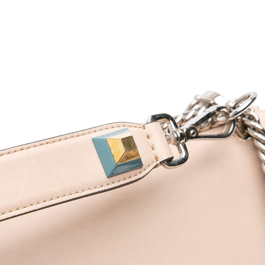 Fendi Medium Scalloped Leather Kan I Satchel