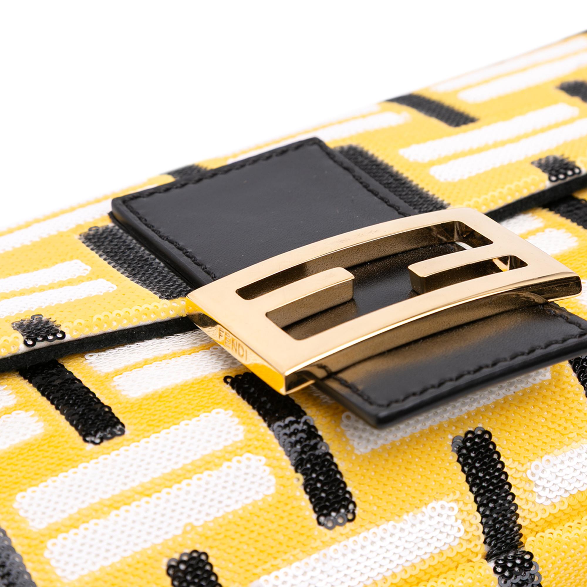 Fendi Medium Sequin Baguette