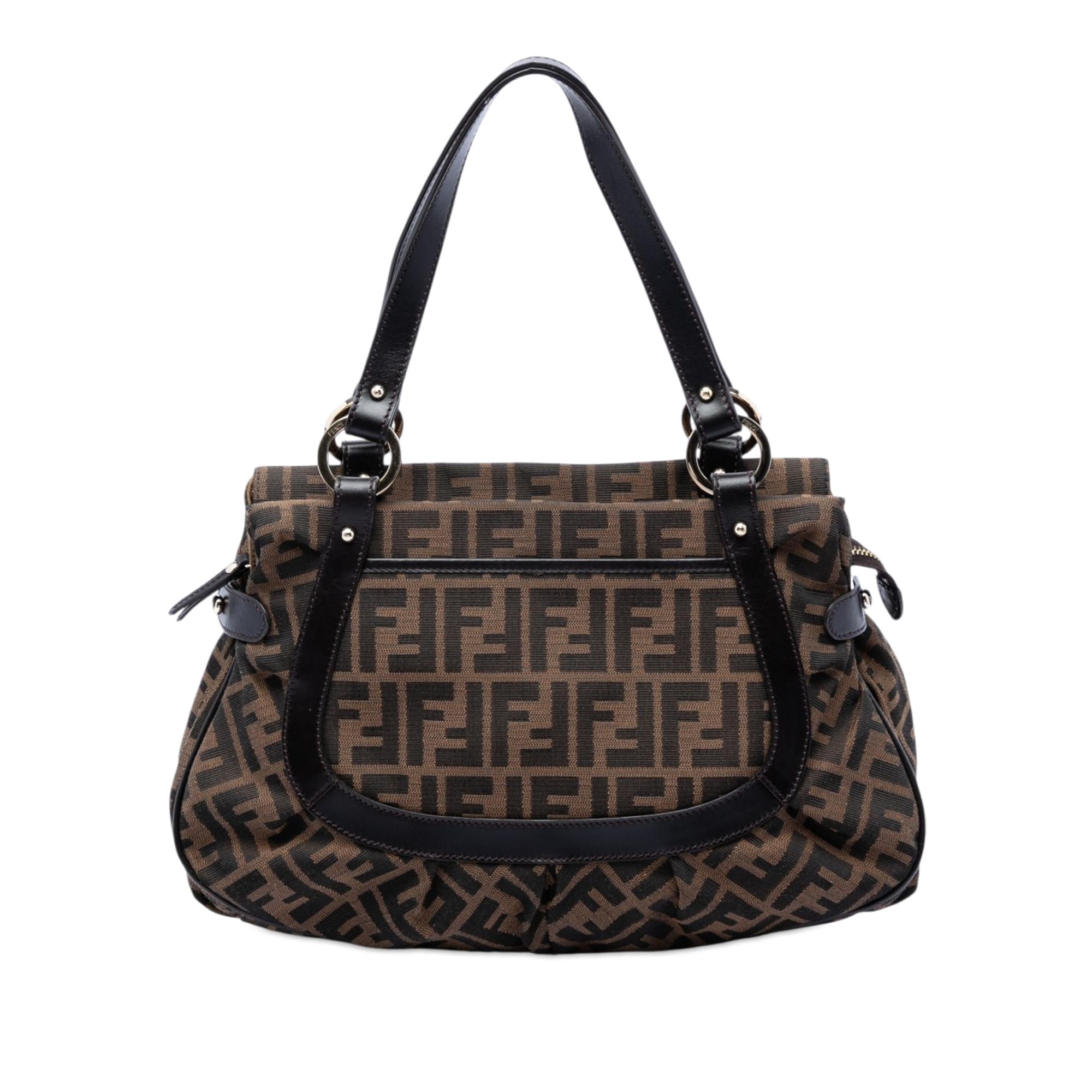 Fendi Medium Zucca Canvas Chef Shopper Tote