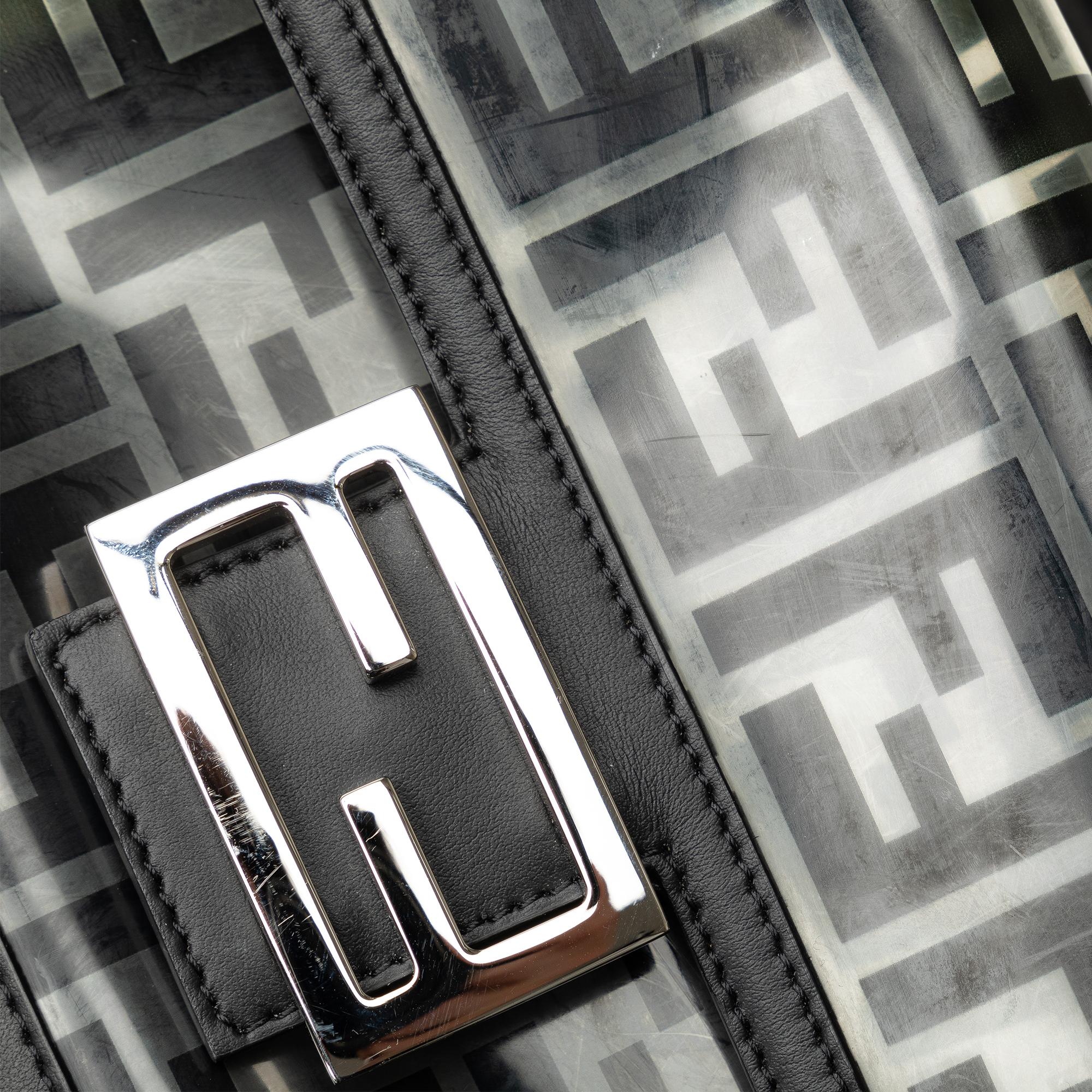 Fendi Medium Zucca PVC Baguette Satchel