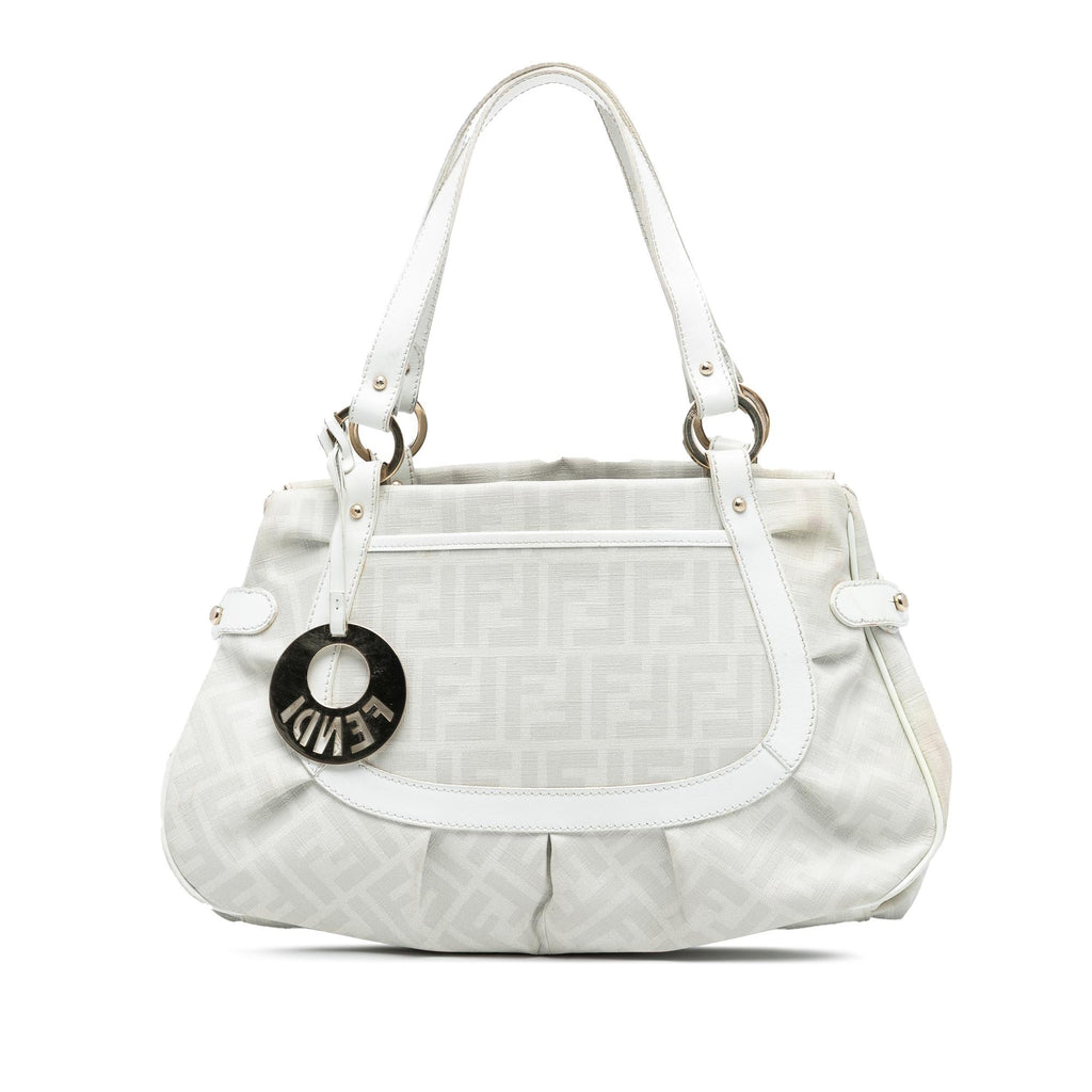 Fendi Medium Zucca Spalmati Chef Shopper Tote