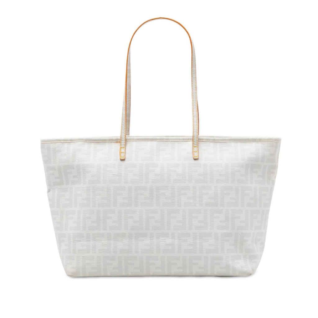 Fendi Medium Zucca Spalmati Roll Tote