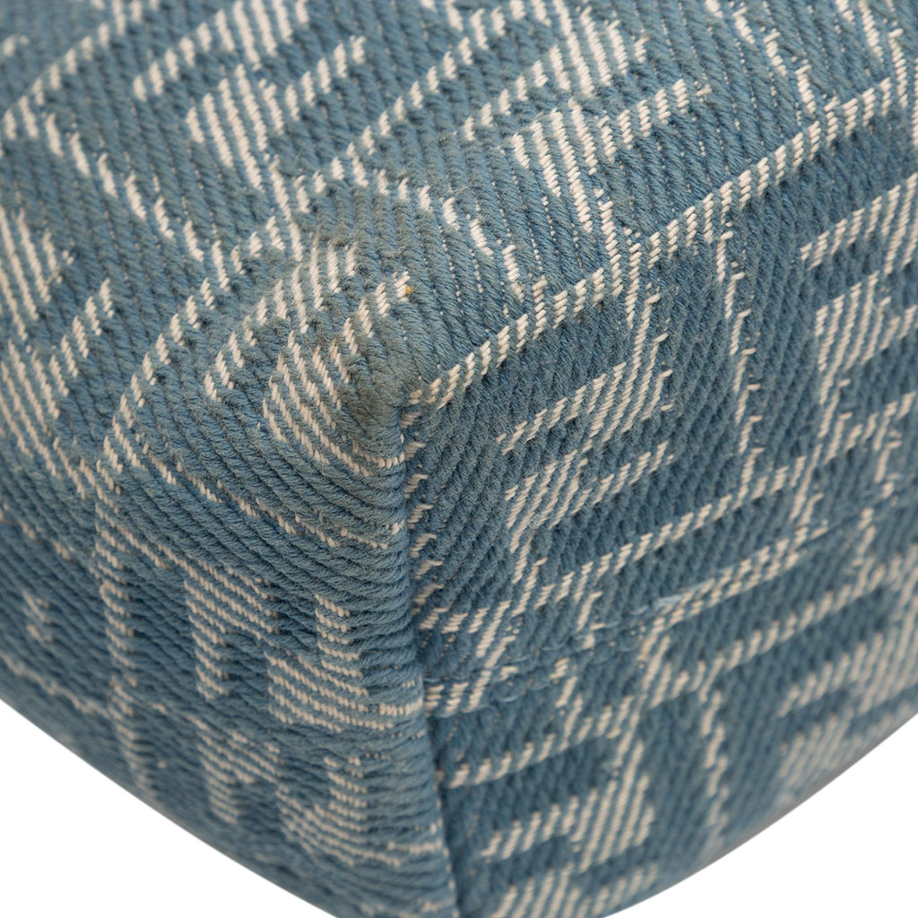 Fendi Mini Denim Effect FF Jacquard Roll Satchel