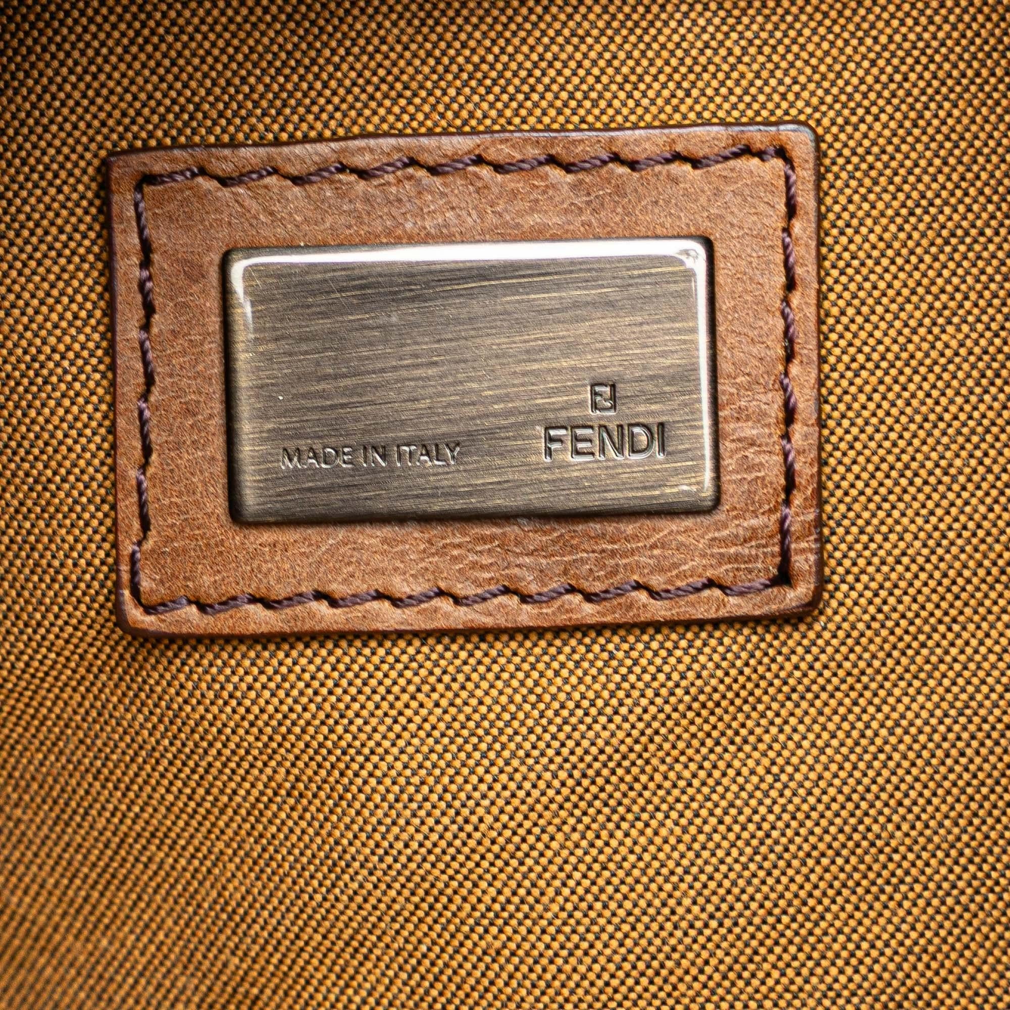 Fendi Mini FF Zucca Canvas Crossbody