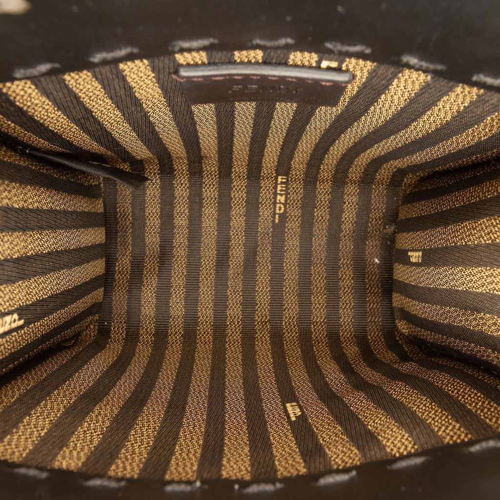 Fendi Mini Leather Sunshine Shopper Tote