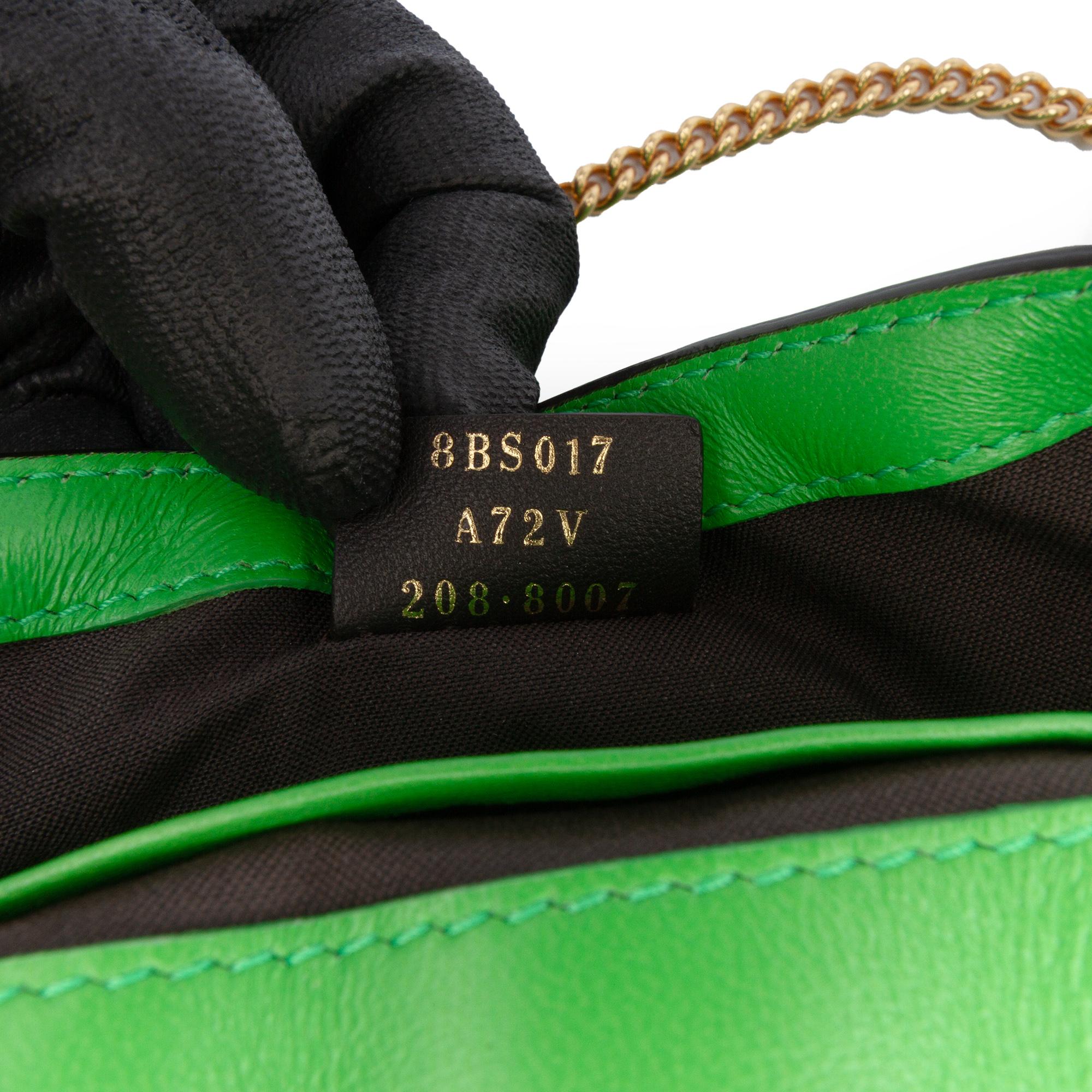Fendi Mini Zucca Embossed Leather Baguette Satchel
