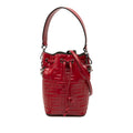 Fendi Mini Zucca Embossed Leather Mon Tresor Bucket Bag