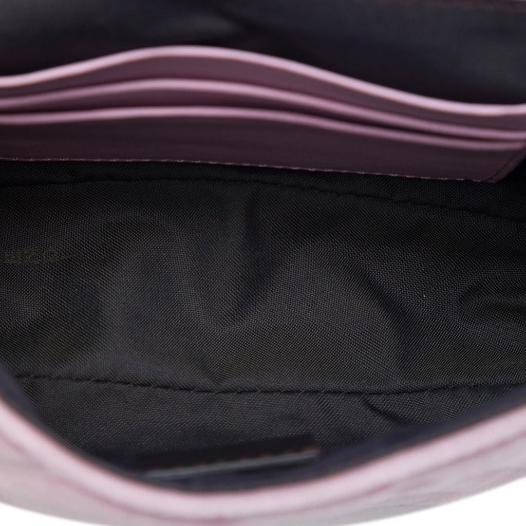 Fendi Mini Zucca Embossed Velvet Baguette Satchel